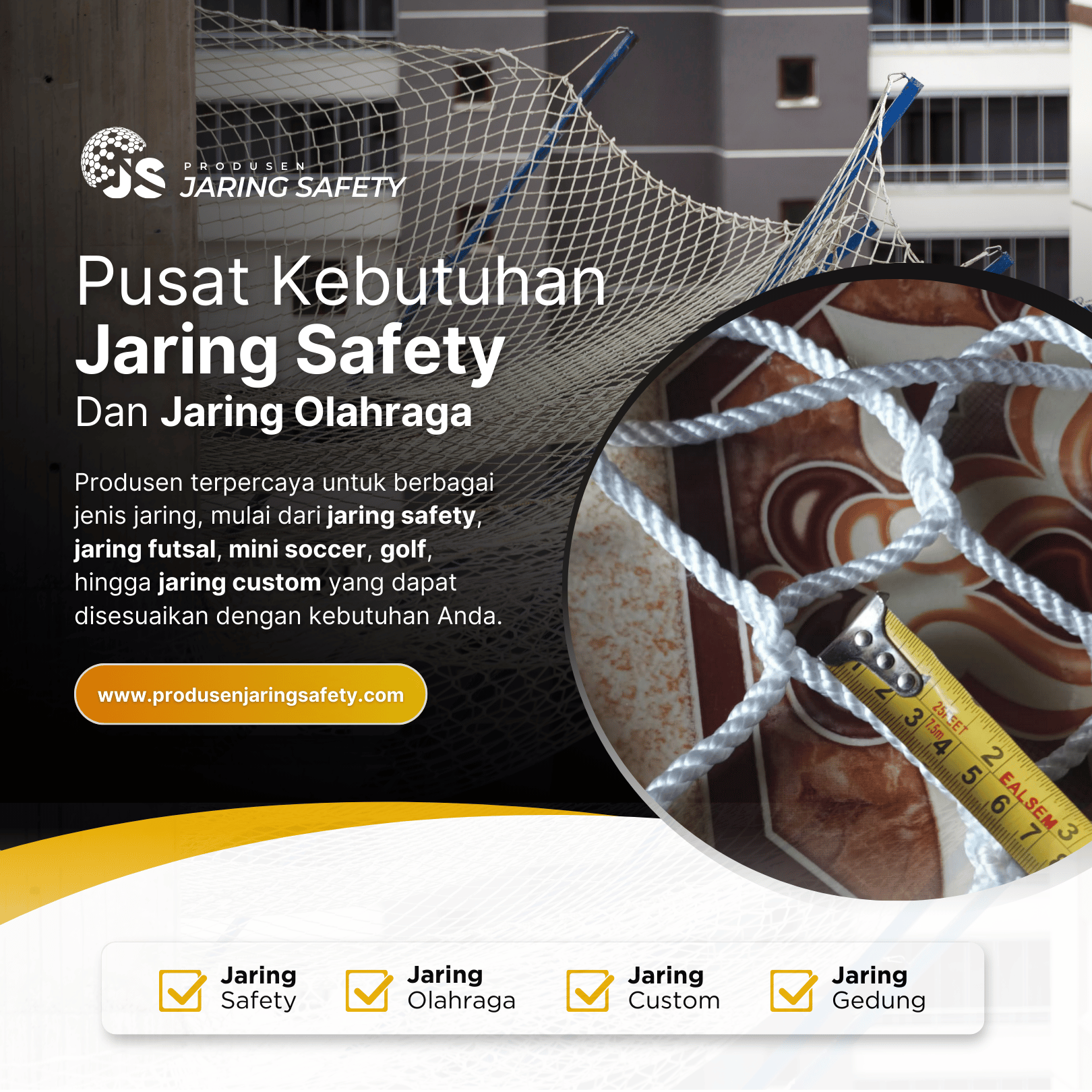 Produsen Jaring Safety Terpercaya